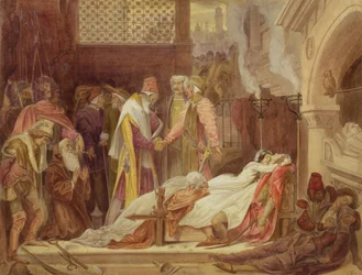 Die Versöhnung der Montagues und der Capulets, um 1854